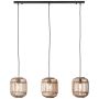 Brilliant WOODROW 93778/20 Hanglamp 3x60W/E27 IP20