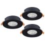 Eglo BARRANCO 902265 Inbouwspot 3x4.5W/LED 2700K, 4000K, 6500K 3X450lm ip20