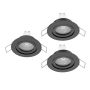 Eglo BARRANCO GU10 902251 Inbouwspot 3x4.5W/GU10 ip44