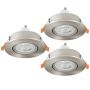 Eglo BARRANCO GU10 902253 Inbouwspot 3x4.5W/GU10 ip44