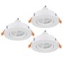 Eglo BARRANCO GU10 902255 Inbouwspot 3x4.5W/GU10 ip20