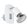 Eglo MINI 4 902365 Wandlamp met stopcontact 1x2.8W/GU10 ip20