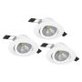 Eglo SALICETO 900745 Inbouwspot 3x6W/LED 2700K 1350lm IP20
