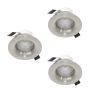 Eglo SALICETO 902279 Inbouwspot 3x4.8W/LED 2700K 3X450lm ip20
