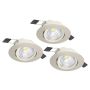 Eglo SALICETO 902282 Inbouwspot 3x6W/LED 4000K 3X580lm ip20