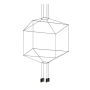 King Home FLUSSO 91906 Hanglamp 4x3W/G9 3000K 960LMLM IP20