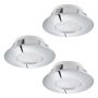 Eglo PINEDA 95822 Inbouwspot 3x6W/LED 500LM IP44