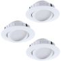 Eglo PINEDA 95857 Inbouwspot 3x6W/LED 500LM
