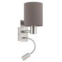 Eglo PASTERI 96481 Wandlamp 1x40W/E27 + 1X3,5W/LED 380LM