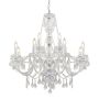 Endon CLARENCE 308-8-4CL Kroonluchter 12x60W/E14 IP20