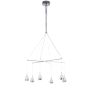 Italux TELESTO AD16024-6A CH Hanglamp 6x5W/LED IP20
