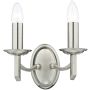 Dar Lighting AMBASSADOR AMB0946 Wandlamp 2x40W/E14