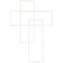 AZzardo QUADRATUS  AZ2993 Wandlamp 1x80W/LED 4800LM
