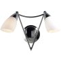 Dar Lighting BUREAU BUR0950 Wandlamp 2x40W/E14