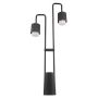 Italux SORANO C49/80/BK-9 Vloerlamp 2x6W/LED 1500LM IP44