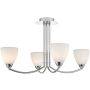 Dar Lighting EDANNA EDA0450 Kroonluchter 4x25W/G9 IP44