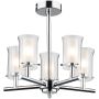 Dar Lighting ELBA ELB0550 Plafondlamp 5x40W/G9 IP44