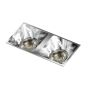 AZzardo PIO AZ1749 Inbouwspot 2x50W/MR16