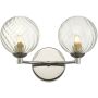 Dar Lighting IZZY IZZ0950-03 Wandlamp 2x40W/G9