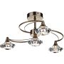 Dar Lighting LUTHER LUT0475 Plafondlamp 4x40W/G9