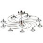 Dar Lighting LUTHER LUT2346 Plafondlamp 10x40W/G9