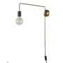 Italux MONIQ MB-BR1721402-W1-G Wandlamp 1x60W/E27