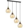 Italux CARDENA MDM-4330-4-GD+AMB Hanglamp 4x40W/E27 IP20
