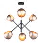 Italux CAVAZZA MDM-3690/6 BK+GD Kroonluchter 6x40W/E14