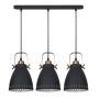 Italux FRANKLIN MD-HN8026S-3-B+RC Hanglamp 3x60W/E27