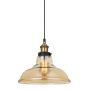 Italux HUBERT MDM-2381/1 GD+AMB Hanglamp 1x40W/E27