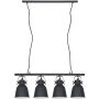 Italux LAVARE MD-HN82608-4-BK+WH Hanglamp 4x40W/E27 IP20