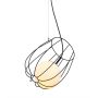 Italux MELISA MDM-3943/1 BK Hanglamp 1x40W/E27 IP20