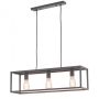 Italux SIGALO MD-BR4367-D3 GR Hanglamp 3x60W/E27
