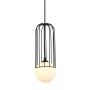Italux SIMON MDM-3938/1 BK Hanglamp 1x25W/G9 IP20