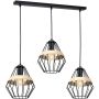 Milagro CLIFF BLACK MLP5525 Hanglamp 3x60W/E27 IP20