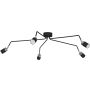 Milagro JOKER BLACK MLP1341 Plafondlamp 5x8W/GU10 IP20