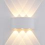Italux ORTELO OWL-451-3-WH Wandlamp 6x6W/LED 3000K 550LM IP54