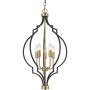 Cosmolight NASHVILLE P05186BK AU Kroonluchter 4x40W/E14 IP20