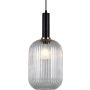 Italux ANTIOLA PND-5588-1L-BK+CL Hanglamp 1x40W/E27 IP20