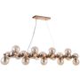 Italux CABELLA PND-5252-A-25-GD-CGN Hanglamp 25x28W/G9 IP20