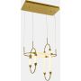 Italux DEGAL PND-43612-3 Hanglamp 6x58,3W/LED 3000K 4671LM IP20