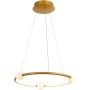 Italux LOZANNA PND-20112035-1A-GD Hanglamp 3+1x36W/LED 3000K 2100LM IP20