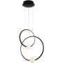 Italux LOZANNA PND-20112035-2B-BL Hanglamp 2+2x44,8W/LED 3000K 2420LM IP20