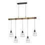 Italux PONTE PND-4290-5-L Hanglamp 5x60W/E27
