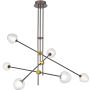 Italux ROMILY PND-201883-6 Kroonluchter 6x4W/LED 3000K 1800LM IP20
