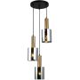 Italux SARDO PND-5581-3A-BRO+SG Hanglamp 3x40W/E27 IP20