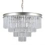 Italux VERDES PND-44372-8A-SLVR-BRW Hanglamp 8x40W/E14 IP20