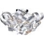 Dar Lighting RAWLEY RAW0450 Plafondlamp 4x25W/G9 IP20