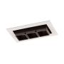 Italux HARPER SL74113/6W S-WH Inbouwspot 3x6W/LED 350LM IP20