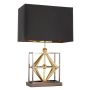 Cosmolight QUITO T01939BK AU Tafellamp 1x40W/E27